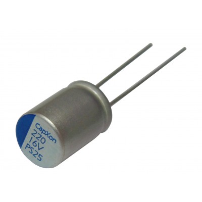 Конденсатор полимерный  220мкФ - 16В (105°C) <6,3х11> CapXon PX