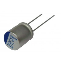 Конденсатор полимерный  220мкФ - 25В (105°C) <8х12> MOS PC