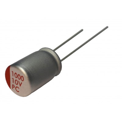 Конденсатор полимерный 1000мкФ - 10В (105°C) <8х12> MOS PC