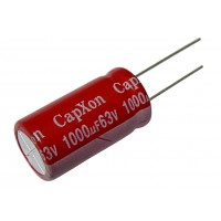 Конденсатор низкоимпедансный  1000мкФ - 63В (105°C) <16x31,5> CapXon KF