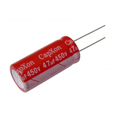 Конденсатор низкоимпедансный    47мкФ - 450В (105°C) <16x35,5> CapXon KF