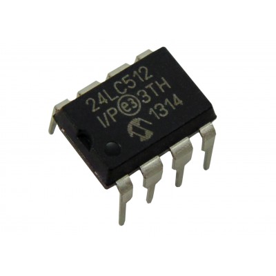 Микросхема 24LC512-I/P (Microchip)