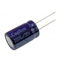 Конденсатор электролитический  2200мкФ - 35В (85°C) <16x25> CapXon GS