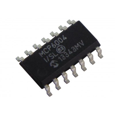 Микросхема  MCP6004-I/SL smd (Microchip)
