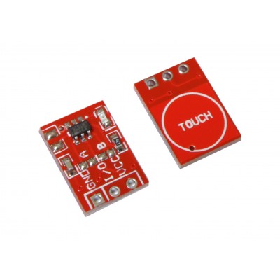Кнопка TTP223 красная (сенсорная)