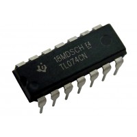 Микросхема  TL074CN (TI)