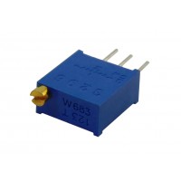 Резистор подстроечный 3296W   68 кОм (683)