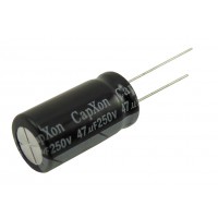 Конденсатор электролитический    47мкФ - 250В (105°C) <13x25> CapXon KM