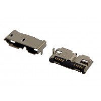 Гнездо micro USB-B 3.0 тип SMT (для жестких дисков)