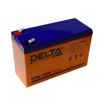 Аккумулятор свинцовый Delta DTM1209 (12В; 9Ач) UPS