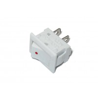 Выключатель 101 - KCD11 (белый/белый, без подсветки 220В)