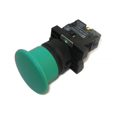 Кнопка LAY5-EC31 (пластик, пусковая, зеленая)