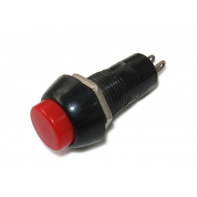 Кнопка с фиксацией 220В 311 (CY01H1) (круглая, красная)