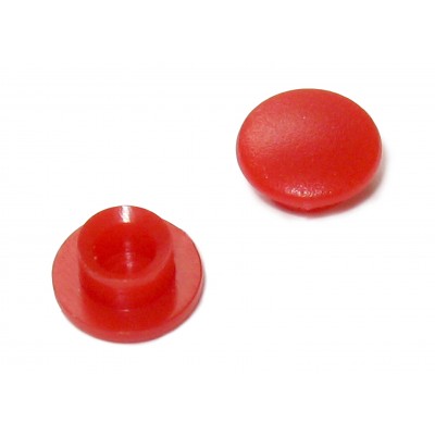 Колпачок для микрокнопки KM01 (красный, для кнопки 301)