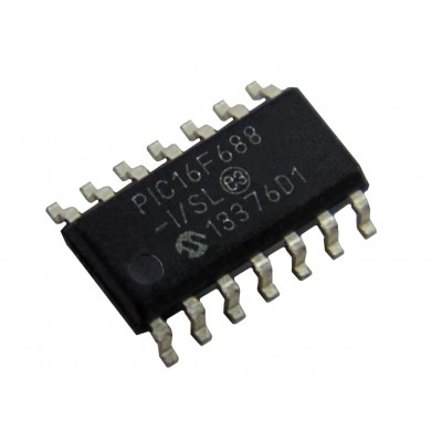 Микросхема  PIC16F688T-I/SL smd (Microchip)