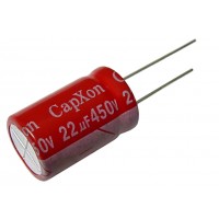 Конденсатор низкоимпедансный    22мкФ - 450В (105°C) <16x31,5> CapXon KF