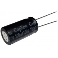 Конденсатор электролитический   100мкФ - 100В (105°C) <10x20> CapXon KM