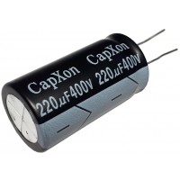 Конденсатор электролитический   220мкФ - 400В (105°C) <22x41> CapXon KM
