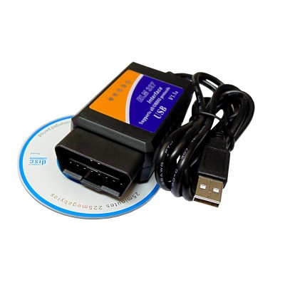 Адаптер диагностики автомобиля ELM327 USB (v1.5) OBDII