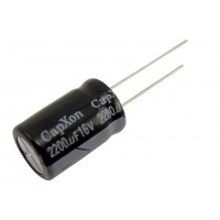 Конденсатор электролитический  2200мкФ - 16В (105°C) <13x20> CapXon KM